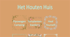 Desktop Screenshot of hethoutenhuis.eu