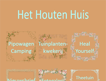 Tablet Screenshot of hethoutenhuis.eu